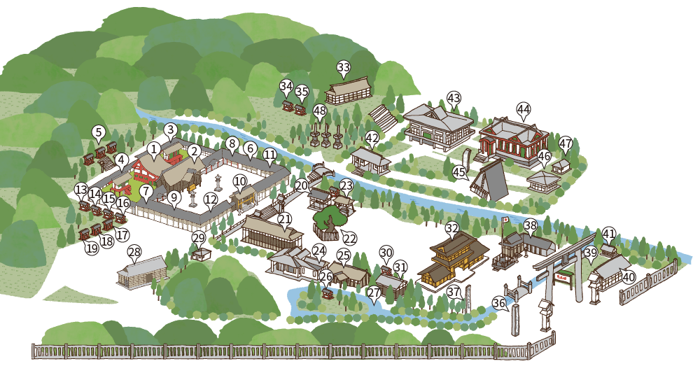 境内マップ